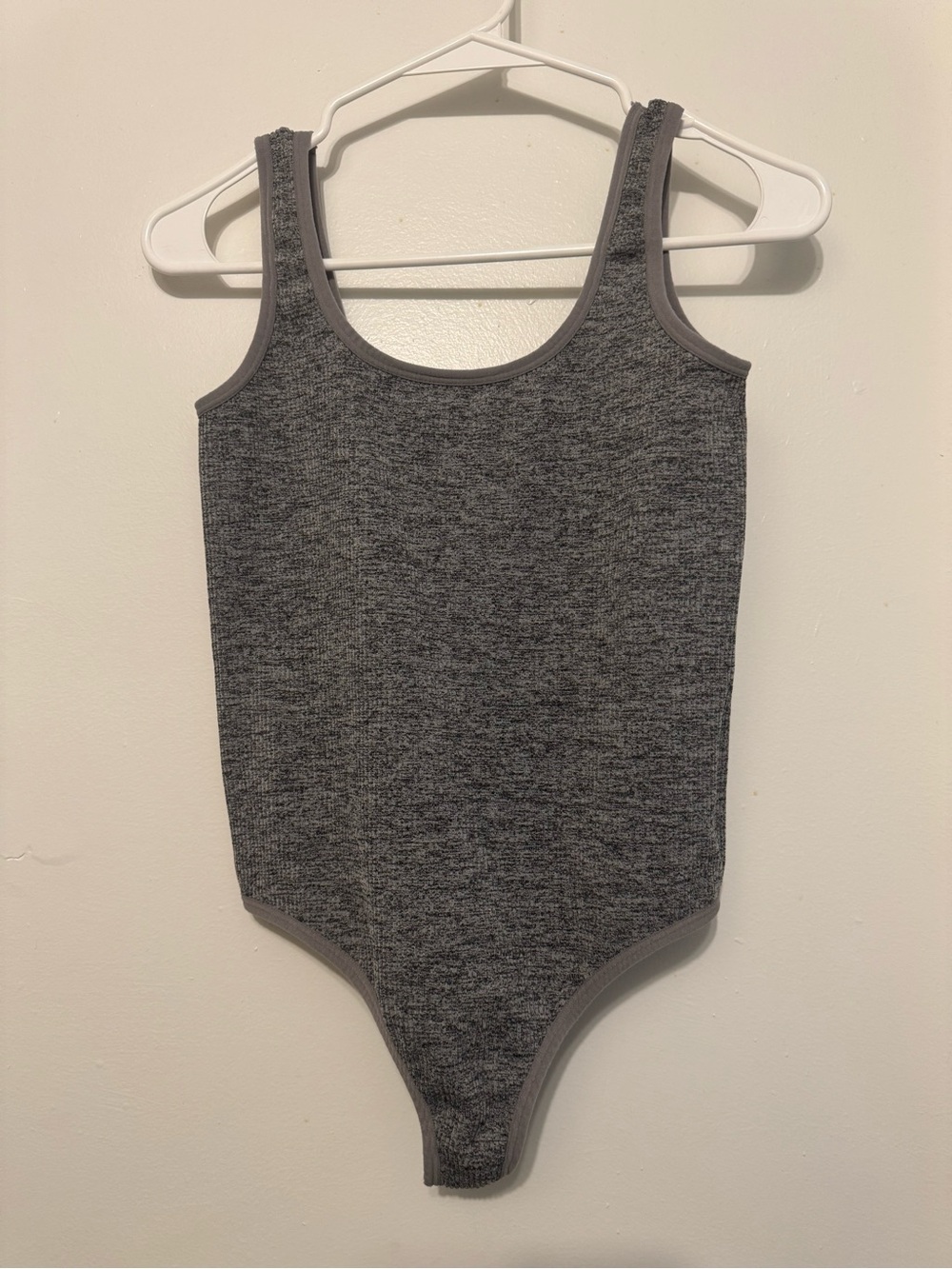 Colsie Girls' Gray Heather Tank One-Piece Bodysuit